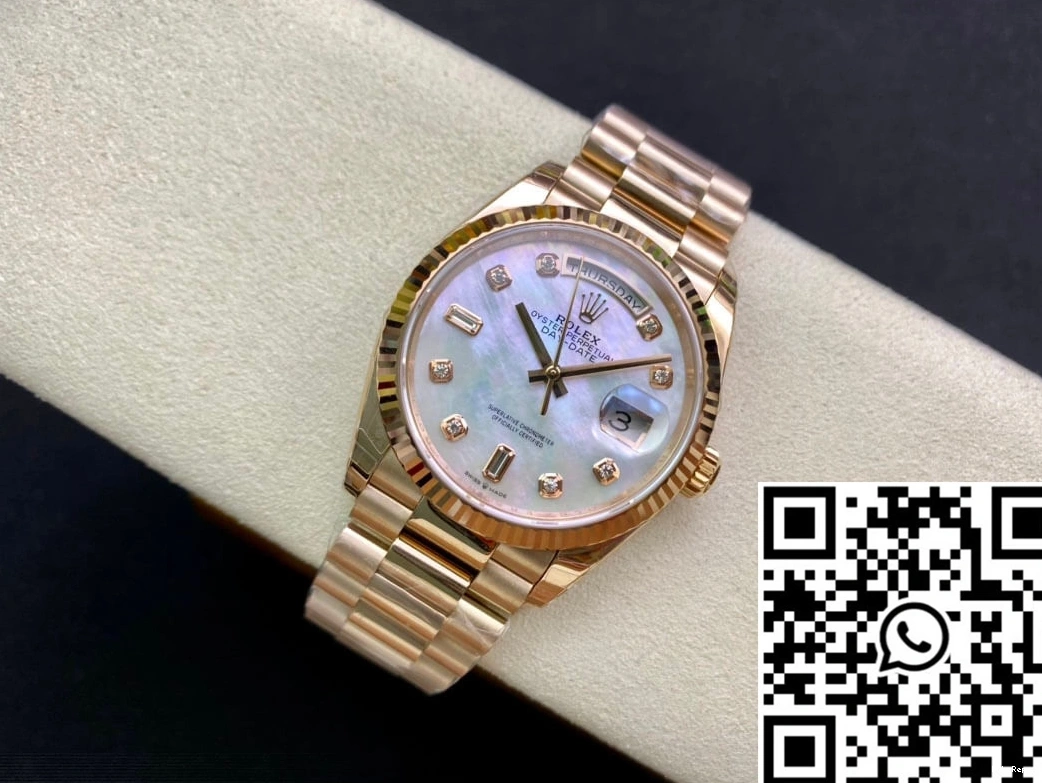Factory Rolex Mother-Of-Pearl White Day EW M128235-0029 Dial Date 1001